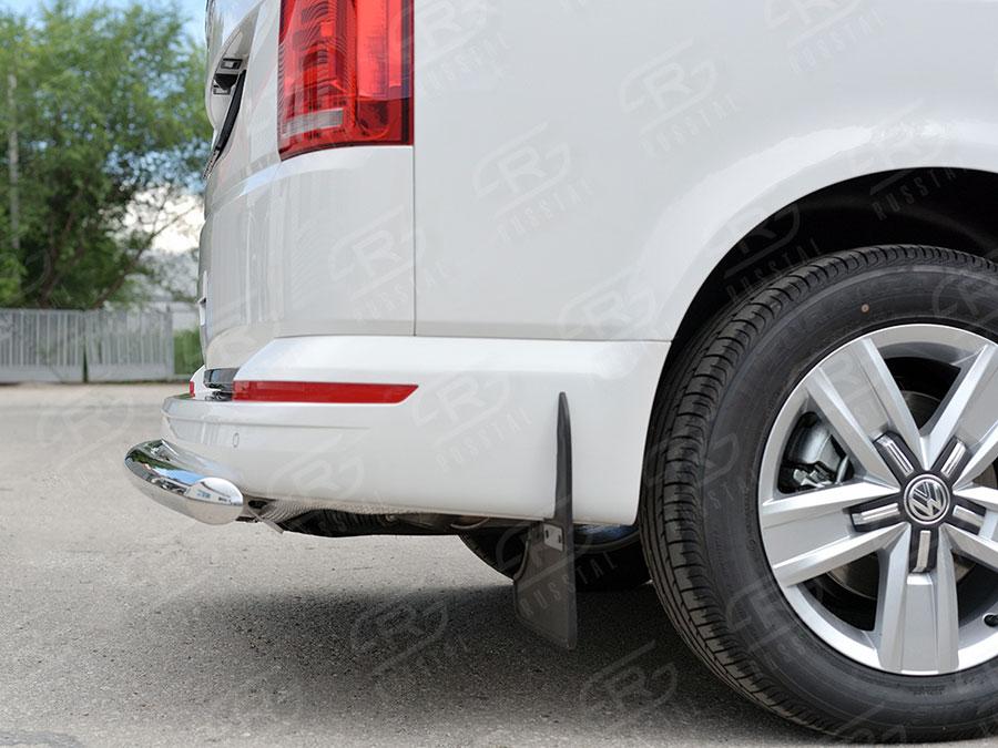 Защита заднего бампера d57 Volkswagen Transporter T6 2015 Caravelle/Multivan короткая база, Slitkoff VCTZ-002320