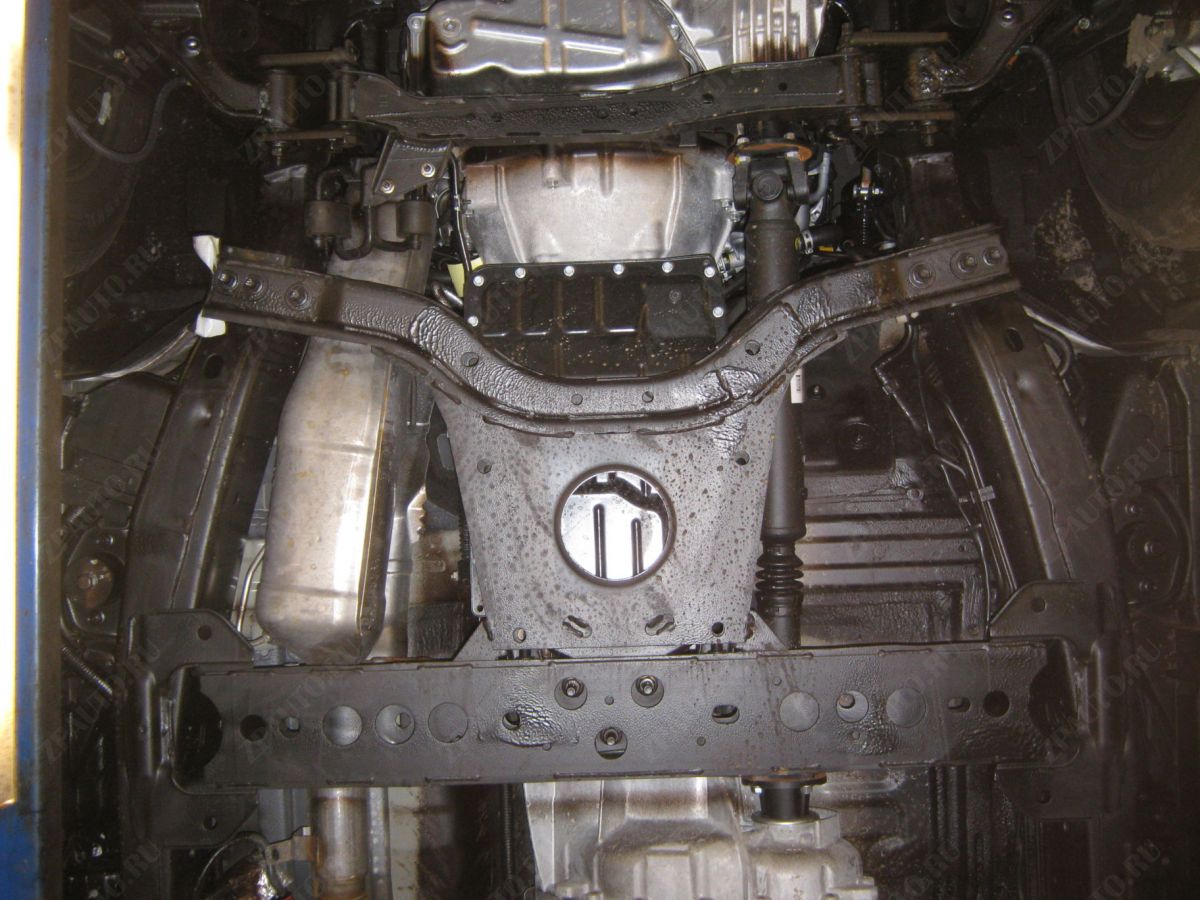 Защита радиатора для NISSAN Navara  2018 -, V-2,3 TDI  AT AWD, Sheriff, алюминий 6 мм, арт. 15.4025