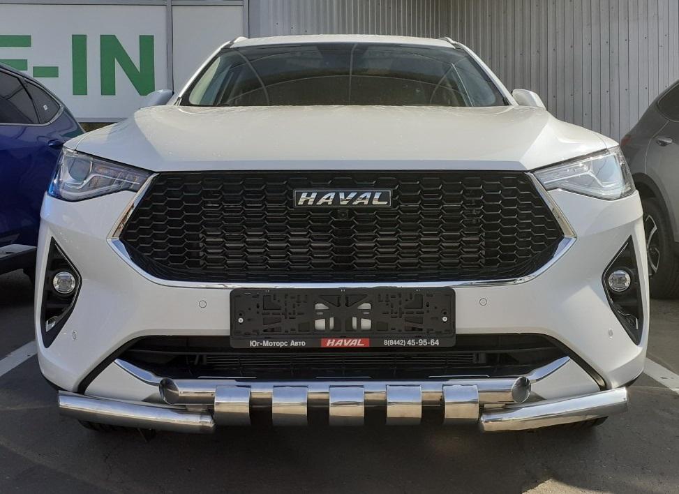 Защита переднего бампера (G) для автомобиля Haval F 7 2019. GWF7.19.05, Россия