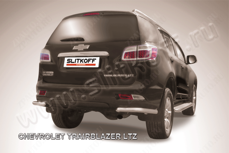 Уголки d57 Chevrolet Trailblazer (2012-2016) , Slitkoff, арт. CHTB12-017