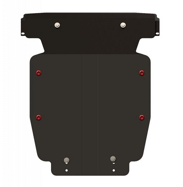 Защита картера для PORSCHE Cayenne Turbo  2002 - 2010, V-4.5, Sheriff, сталь 2,5 мм, арт. 35.1540