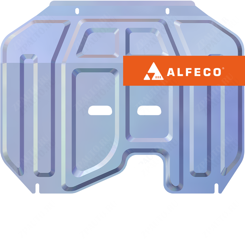 Защита  картера и КПП (малая) Hyundai IX35 2009-2015 V-all , ALFeco, алюминий 4мм, арт. ALF1124al