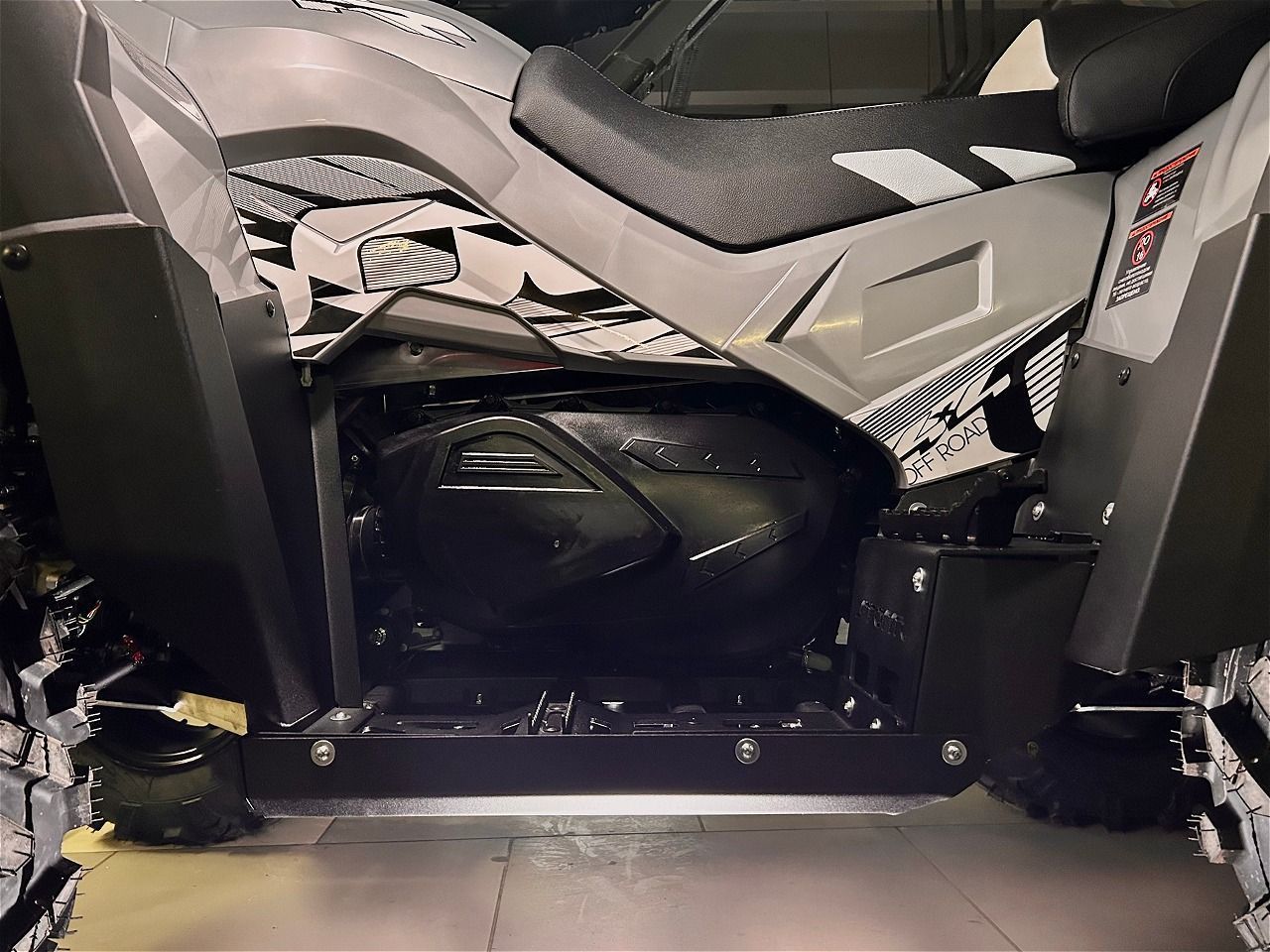 Пороги усиленные для квадроцикла для RM 800 T 2023-, алюминий 4 мм, STORM, арт. MP 0904