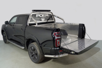 Защита кузова и заднего стекла 75х42 мм со светодиодной фарой для автомобиля Great Wall POER 2.0TD 4WD 2021- арт. GRWALPOER21-26