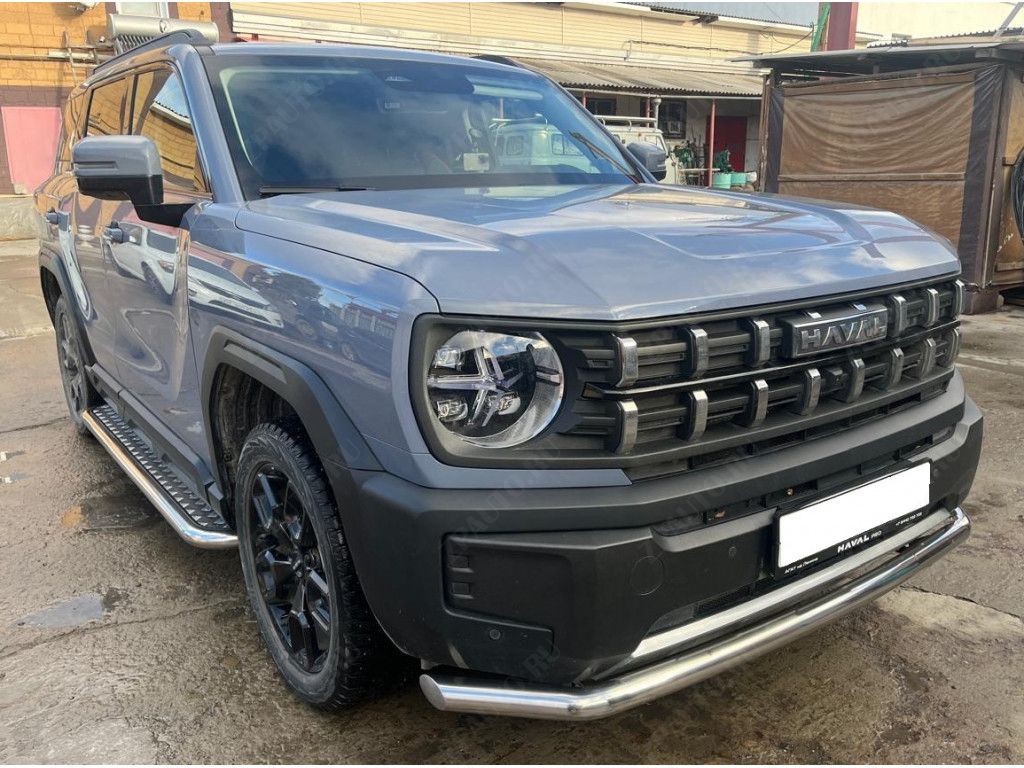 Защита переднего бампера  для автомобиля HAVAL H3 2024 арт. HVH3.24.01