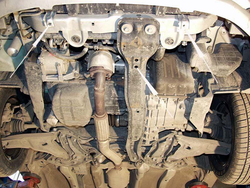 защита картера nissan serena c23