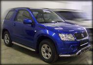Дуга передняя Сити Гард d-53 c защитой картера d-43 для Suzuki Grand Vitara 5d 2005-2007, Технотек GVN_6