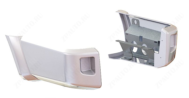 ABC.UAZ.SP.05W НАКЛАДКИ КУЗОВА НИЖНИЕ АВС-ДИЗАЙН UAZ ПИКАП 2015- (К ABC.UAZ.RB.04W)