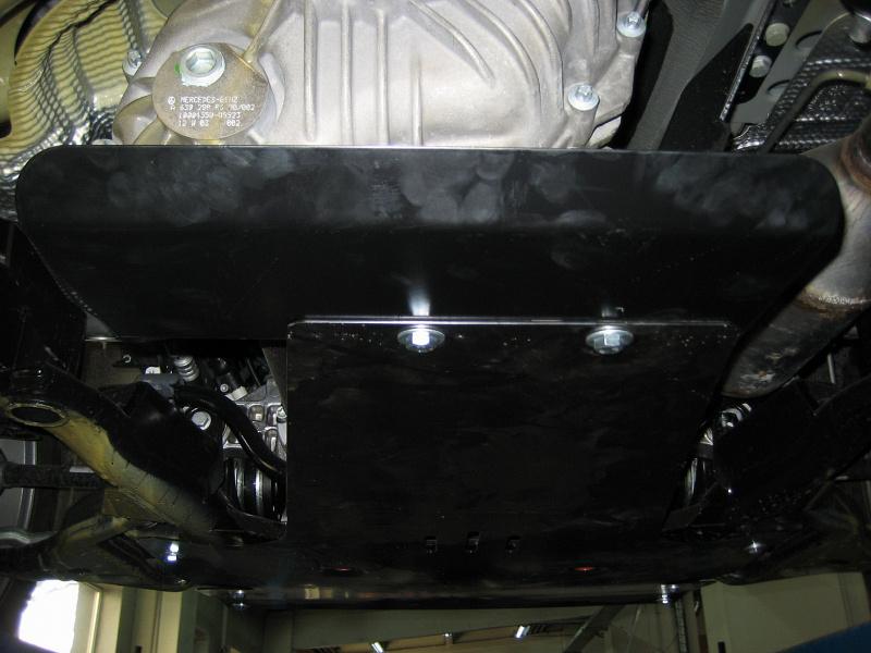 Защита картера и КПП для Mercedes-Benz Vito 4wd 2008 - 2014, V-2,2D АТ 4 wd, Sheriff, сталь 2,5 мм, арт. 13.2337