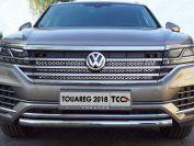 Решетка радиатора внутренняя (лист) для автомобиля Volkswagen Touareg 2018-, TCC Тюнинг VWTOUAR18-21