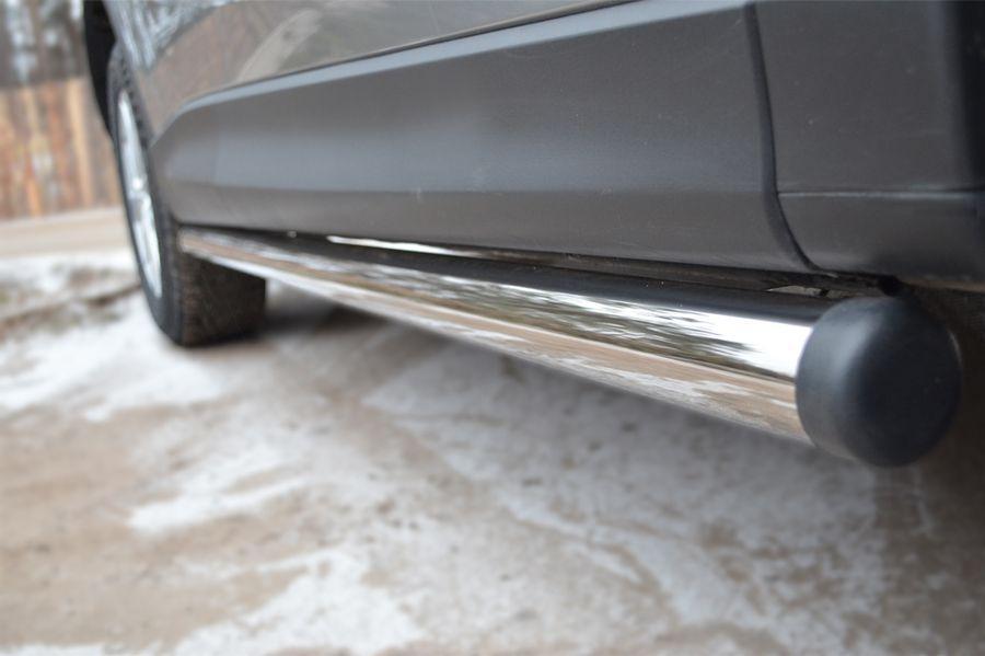 Защита порогов d57 вариант 2 для Mazda CX-5 2011, Slitkoff M5T-0011362