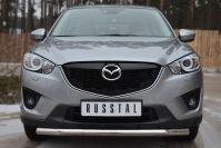 Защита переднего бампера d57 для Mazda CX-5 2011, Slitkoff M5Z-001134