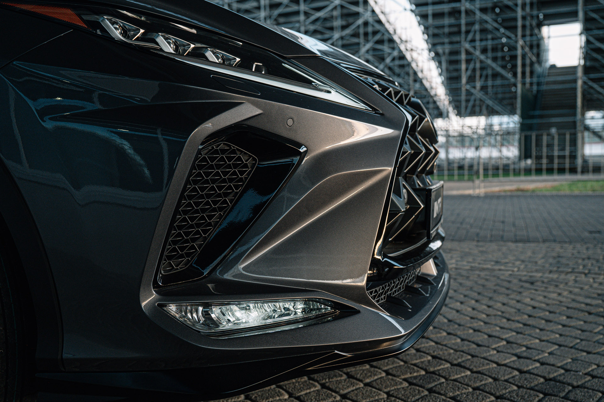 Облицовка переднего бампера в сборе для Lexus RX 2019-2022, MTR, арт. MTR-AL20-200542