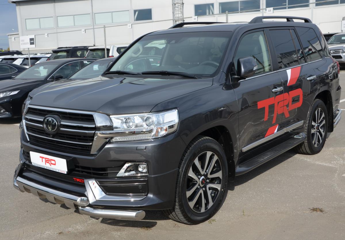Защита переднего бампера (G) для автомобиля Toyota Land Cruiser 200 TRD 2019 арт. ТLСTRD200.19.05, Россия 