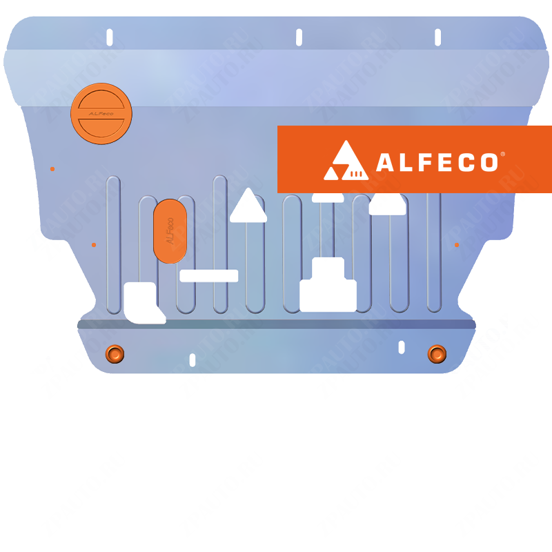 Защита  картера и КПП Volvo V90 Cross Country 2017- V-all , ALFeco, алюминий 4мм, арт. ALF2713al-1