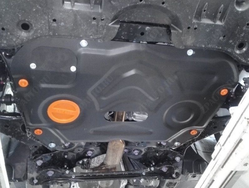 Защита  картера и КПП  Toyota Camry (XV70) 2018- V-all , ALFeco, сталь 1.5мм, арт. ALF24112st