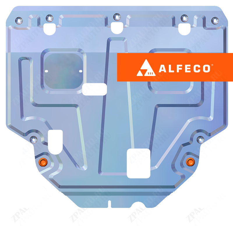 Защита  картера и КПП Suzuki SX4 (NEW) 2013-2021 V-all , ALFeco, алюминий 4мм, арт. ALF2323al