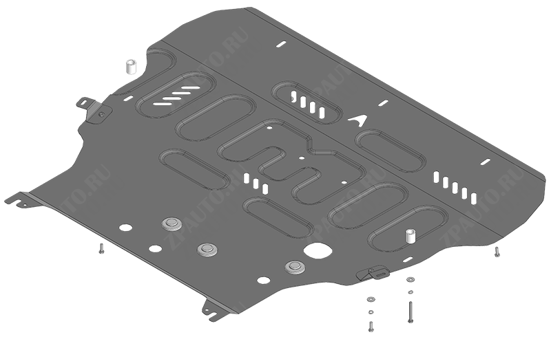 Защита АвтоСтандарт (Двигатель, Коробка переключения передач), 1,5 мм,  для Geely Monjaro  2022- арт. 54206