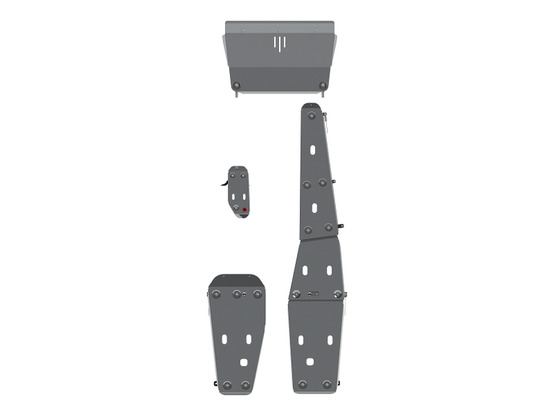 Защита Комплект защит  для MAZDA CX-9  2017  -, V-2.5 Turbo AT 4WD, Sheriff, алюминий 3 мм, арт. 12.3970