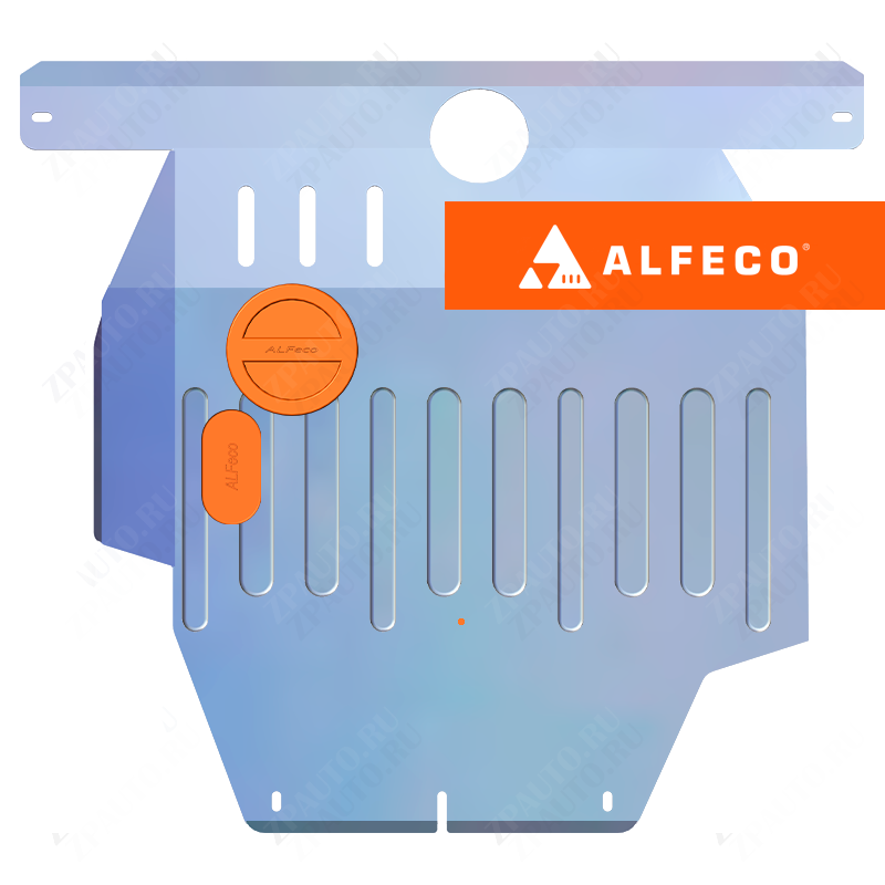 Защита  картера и КПП Toyota Caldina (T210) 1997-2002 V-all 2WD , ALFeco, алюминий 4мм, арт. ALF2421al-1