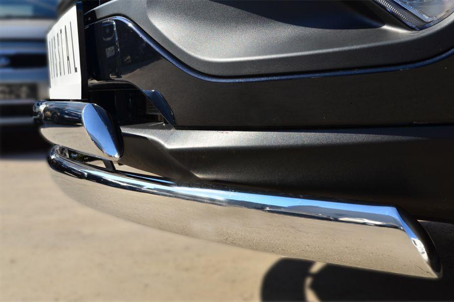 Защита переднего бампера d75х42 для KIA Sportage 2010-2015, Slitkoff d75х42 KSGZ-001669