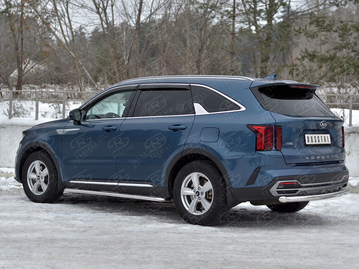 KIA SORENTO 2020- Защита заднего бампера d57 дуга KSORZ-004021