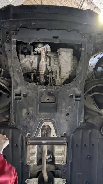 Защита картера и КПП для HONDA CIVIC 2015-2021 V-1.5 CVT, FrontWD, (рынок Япония) Sheriff, сталь сталь 2,0 мм, арт. 09.6402