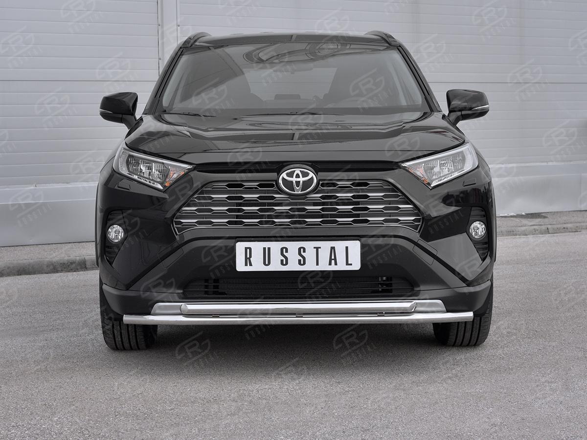 TOYOTA RAV4 2019-  Защита переднего бампера d42 секции-d42 дуга TR4Z-003360, Slitkoff