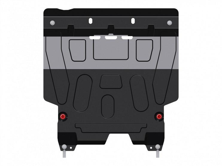 Защита картера и КПП для DAEWOO Gentra  2013 - 2015, V-, Sheriff, сталь 1,8 мм, арт. 06.2461 V2