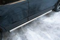 Пороги труба d63 вариант 3 на Toyota RAV4 2015, Руссталь TR4T-0021973