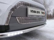 Решетка радиатора верхняя (лист) для автомобиля Suzuki Vitara 2015-, TCC Тюнинг SUZVIT15-06