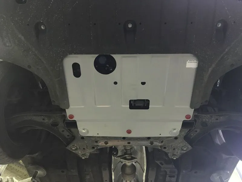 Защита картера и КПП для HYUNDAI Solaris  2017 - V-1,4 АТ; 1,6 АТ; 1,6 МТ;, Sheriff, алюминий AL 3 мм, арт. 10.SL 9009