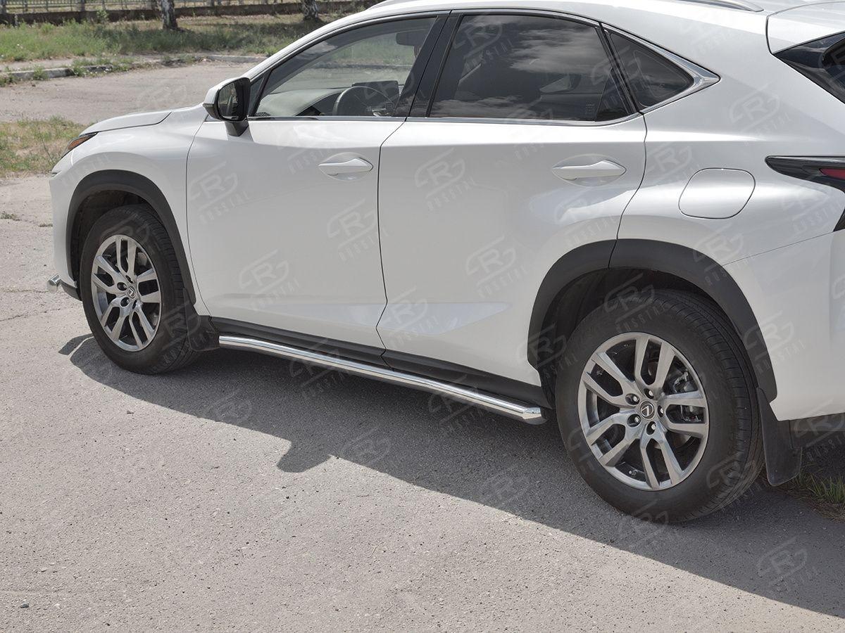 Пороги труба d57 вариант 1 на Lexus NX 2017, Slitkoff LNX3T-0029431
