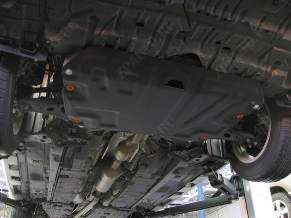 Защита  картера и КПП  Lexus RX 270/350 2008- V-2,7;3,5 , ALFeco, сталь 2мм, арт. ALF2459st-1