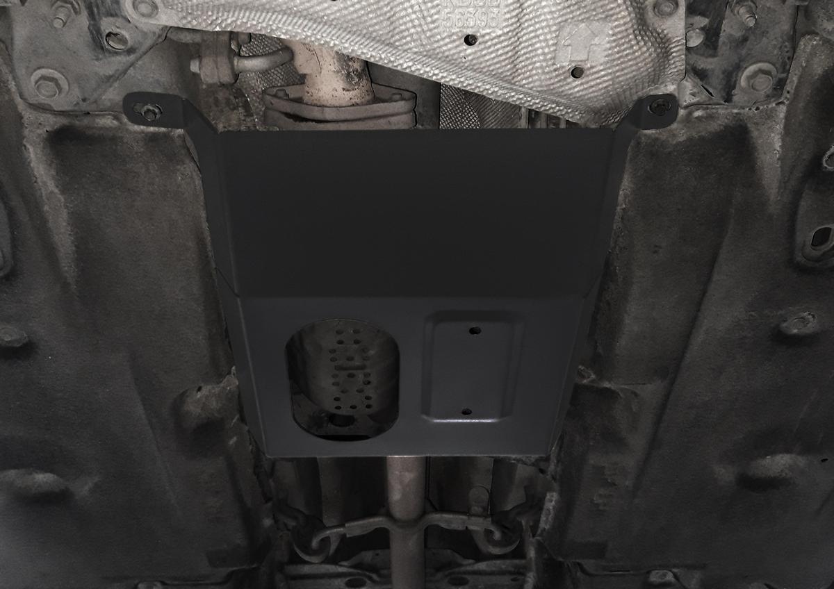 Защита кислородного датчика Rival для Mazda CX-5 II 2017-н.в., сталь 1.8 мм, без крепежа, штампованная, 1.3824.1