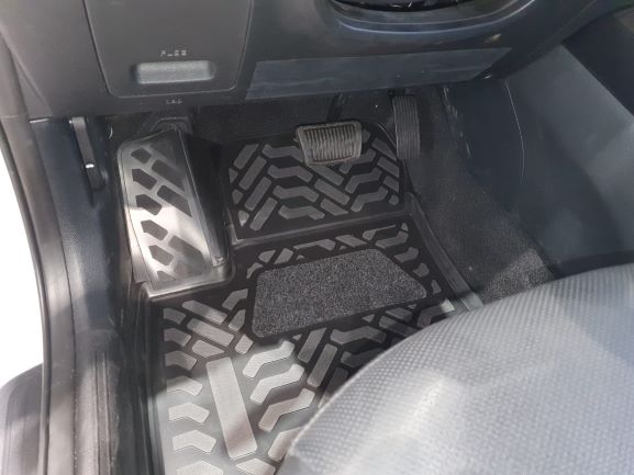 Ковры модельные (высокий борт) для Kia Soul (SK3) (2019-) (3D с подпятником) , Элерон, арт. 60874