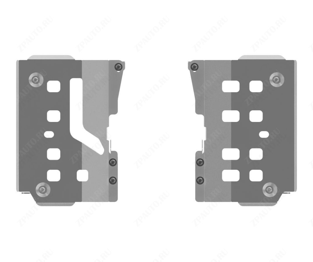 Защита порогов для ARCTIC CAT Mud Pro H1 2009-11, алюминий 4 мм, STORM, арт. 1709