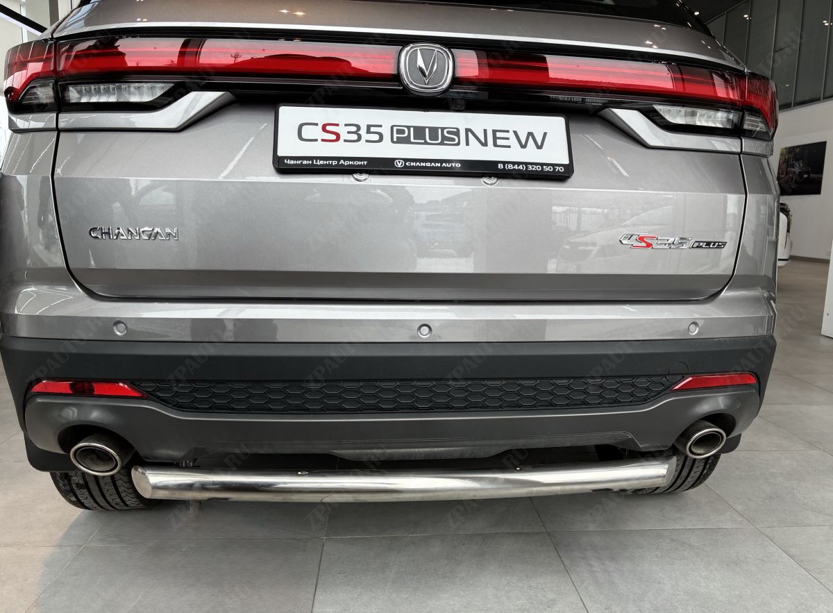 Защита заднего бампера для автомобиля CHANGAN CS35 Plus 2023 арт. CGCS35P.23.13