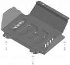 Защита стальная Мотодор (Радиатор), 2 мм,  Foton Tunland V9  2024- арт. 77507