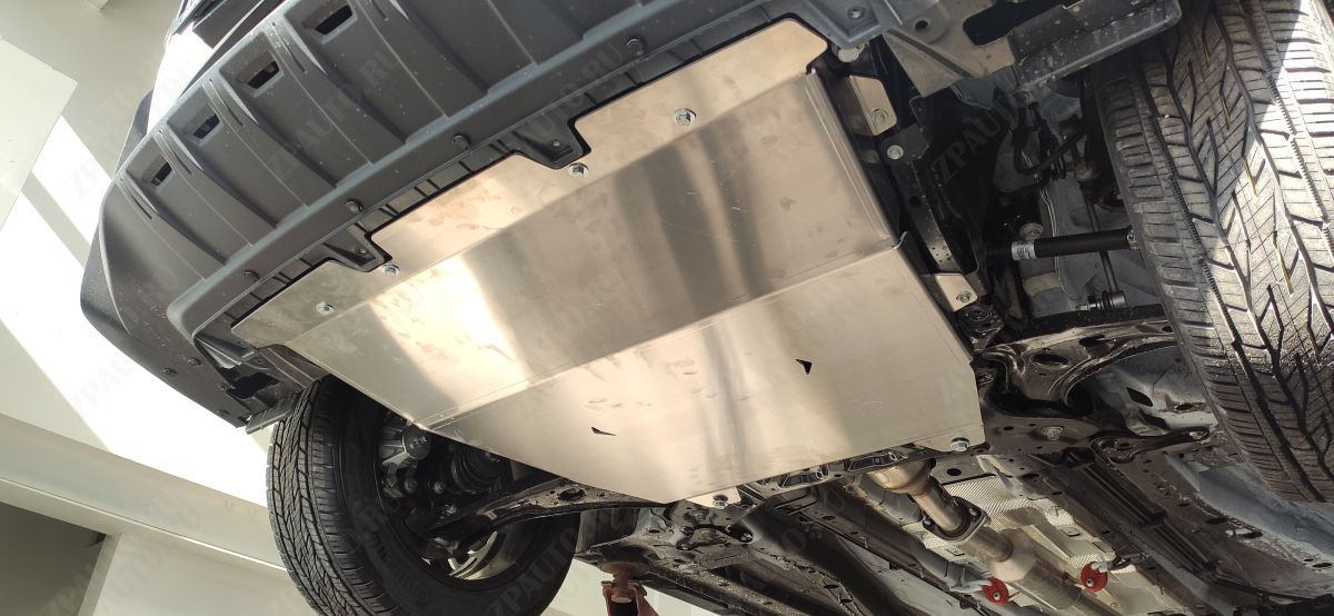 06.06ABC ЗАЩИТА КАРТЕРА ДВС И КПП HAVAL JOLION V-ВСЕ (2021-) (АЛЮМИНИЙ 4 ММ)