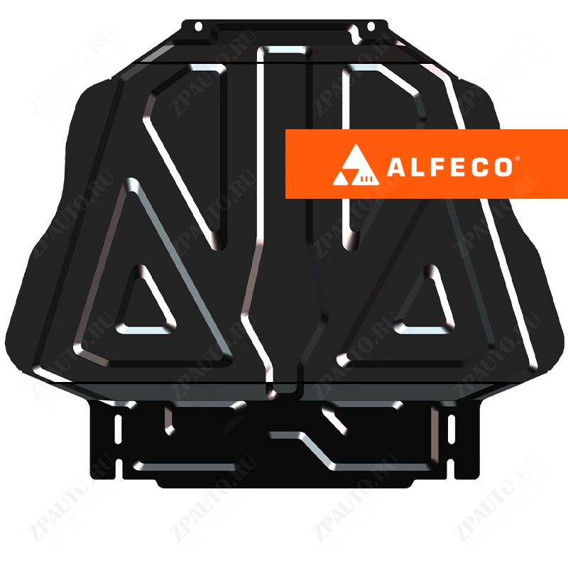 Защита  КПП Mitsubishi Pajero IV 2006-2020 V-all , ALFeco, сталь 2мм, арт. ALF1406st