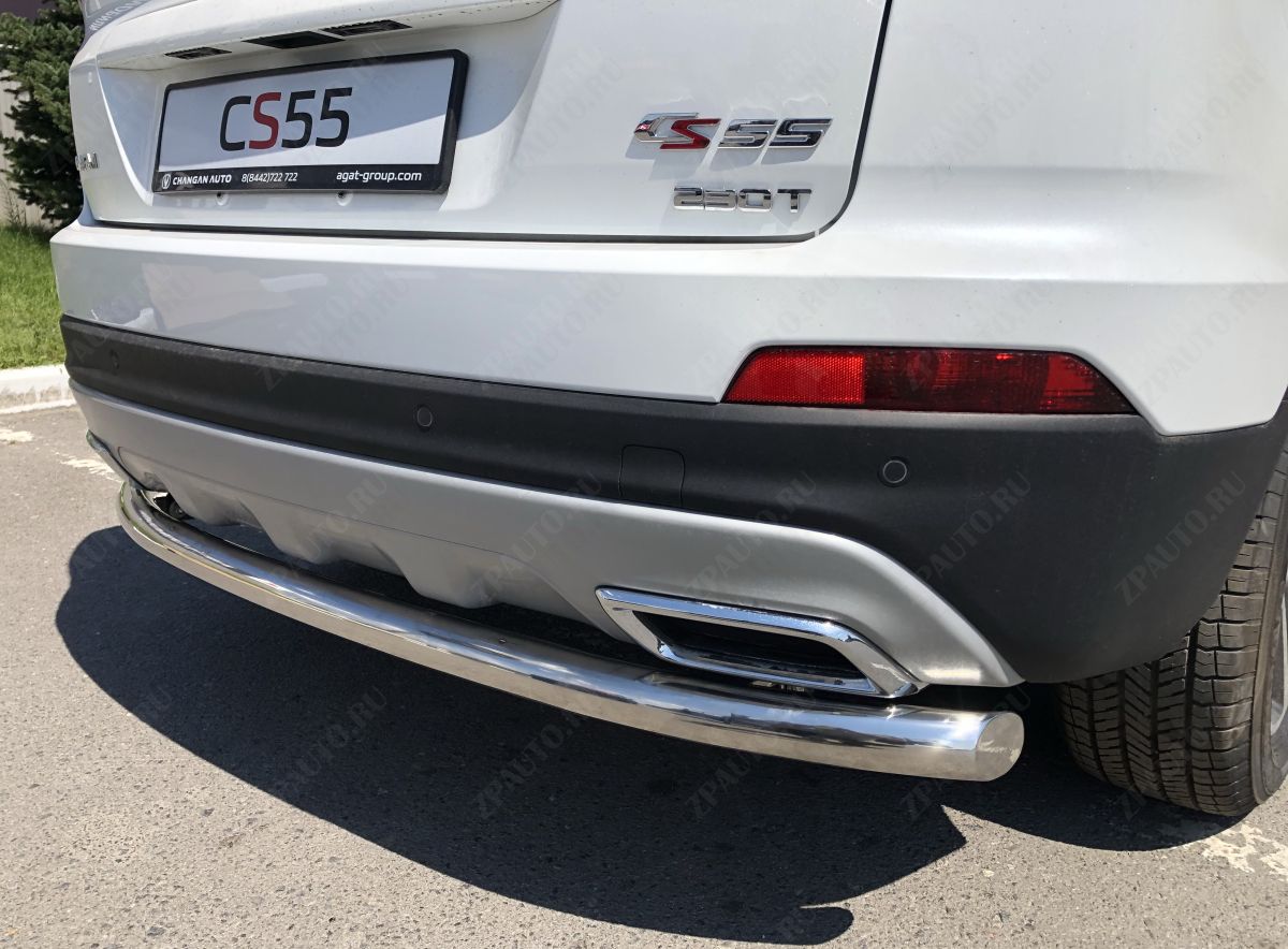 Защита заднего бампера для автомобиля  CHANGAN CS55 2018- арт. CGCS55.18.13