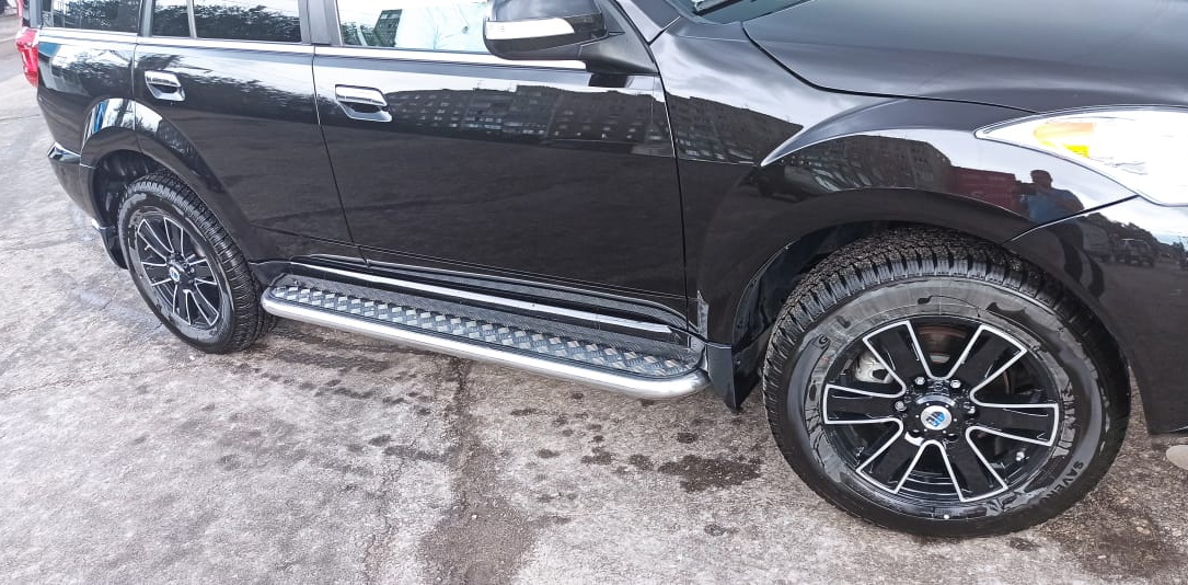 Пороги с накладным листом для автомобиля HAVAL H5 2020 арт. GWH5.20.41