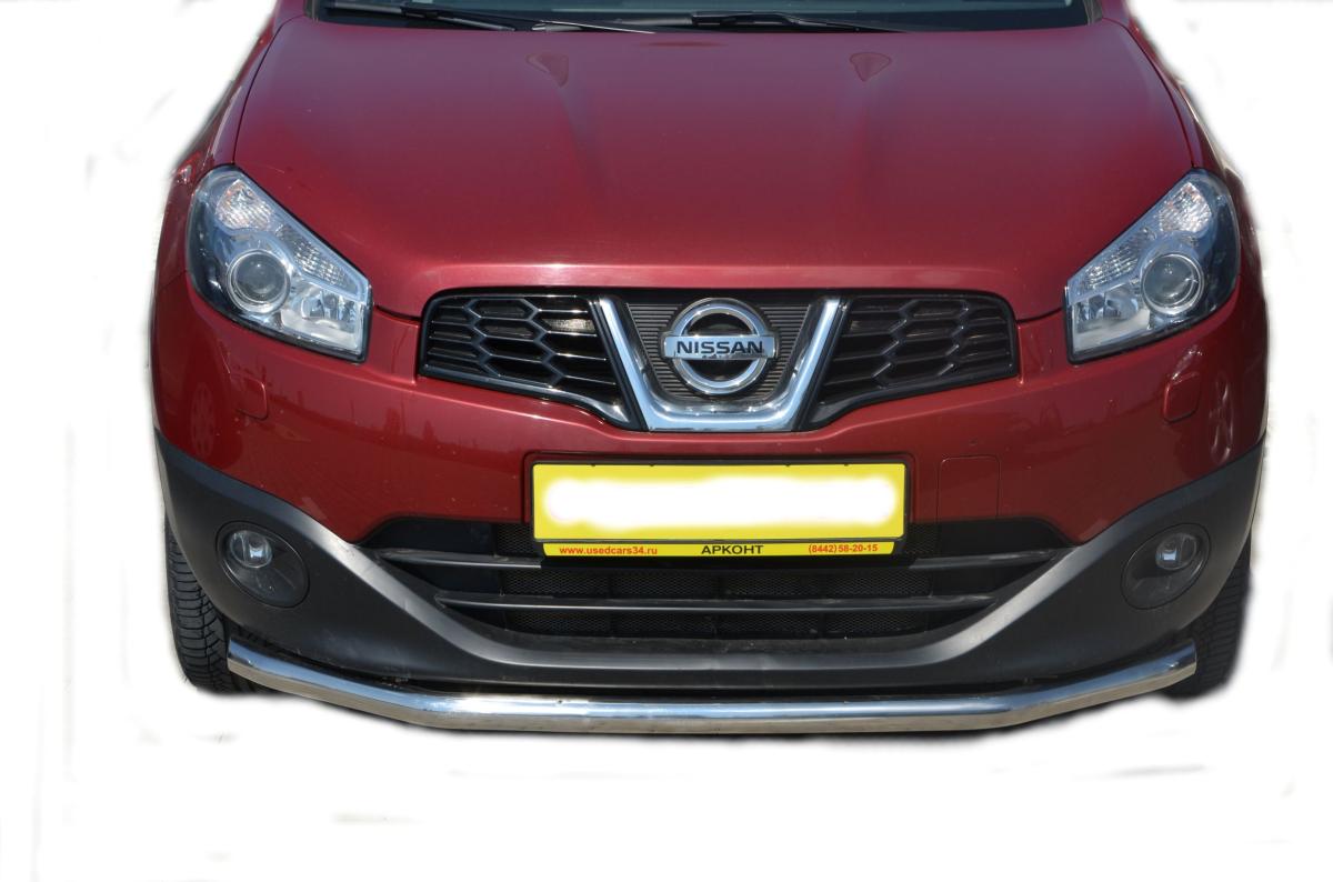 Защита переднего бампера (радиус) для автомобиля NISSAN Qashqai 2008. NQ.11.01, Россия