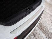 Накладка на задний бампер (лист шлифованный) для автомобиля Chery Tiggo 5 2014- TCC Тюнинг арт. CHERTIG514-21