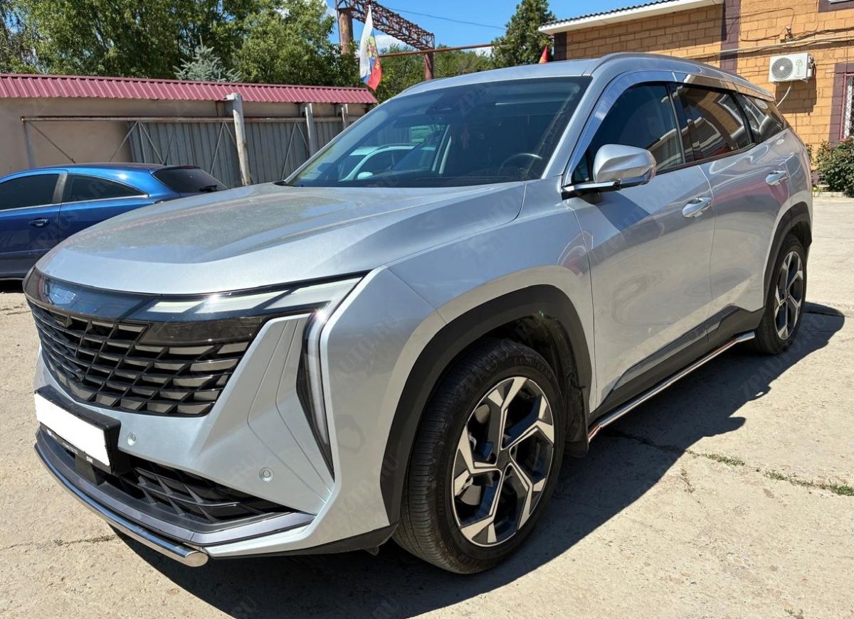 Защита переднего бампера  для автомобиля GEELY Atlas 2023 арт. GA.23.02