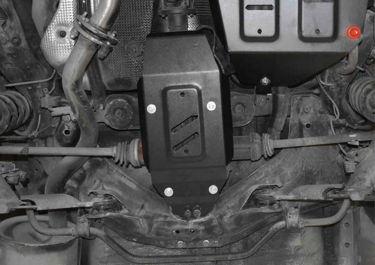 Защита редуктора АвтоБроня для Haval H6 (V - 1.5; 2.0TD) 4WD 2014-2020, штампованная, сталь 1.8 мм, с крепежом, 111.09406.1