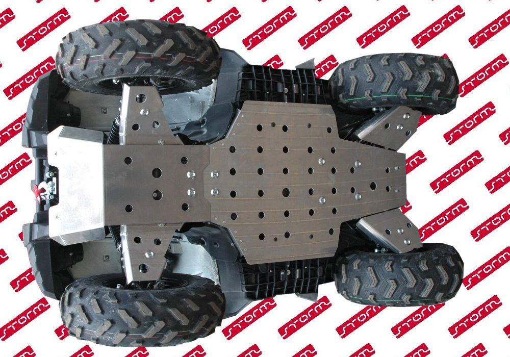 Полный комплект защиты для YAMAHA Grizzly 700/550 2007-14, алюминий 3 мм, STORM, арт. 1417