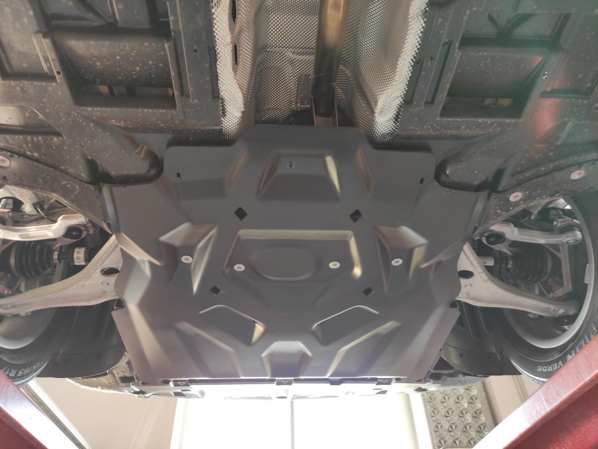 13.08K ЗАЩИТА КАРТЕРА ДВИГАТЕЛЯ И КПП МВ A-класс (W177) 2018- / В-класс (W347) 2018-/CLA (С118, Х118) / GLA (H247) / GLB (Х247) 2019- V-все (Композит 6мм)