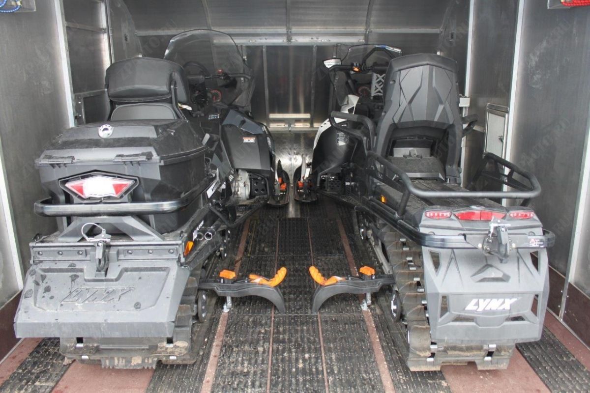 Пластиковые фиксаторы для крепления снегохода к кузову прицепа (задние), STORM, арт. 2001